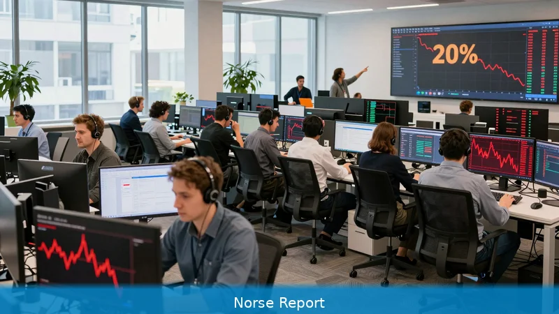 Bitcoin ner 20 procent, oro kring Strategy skakar marknaden