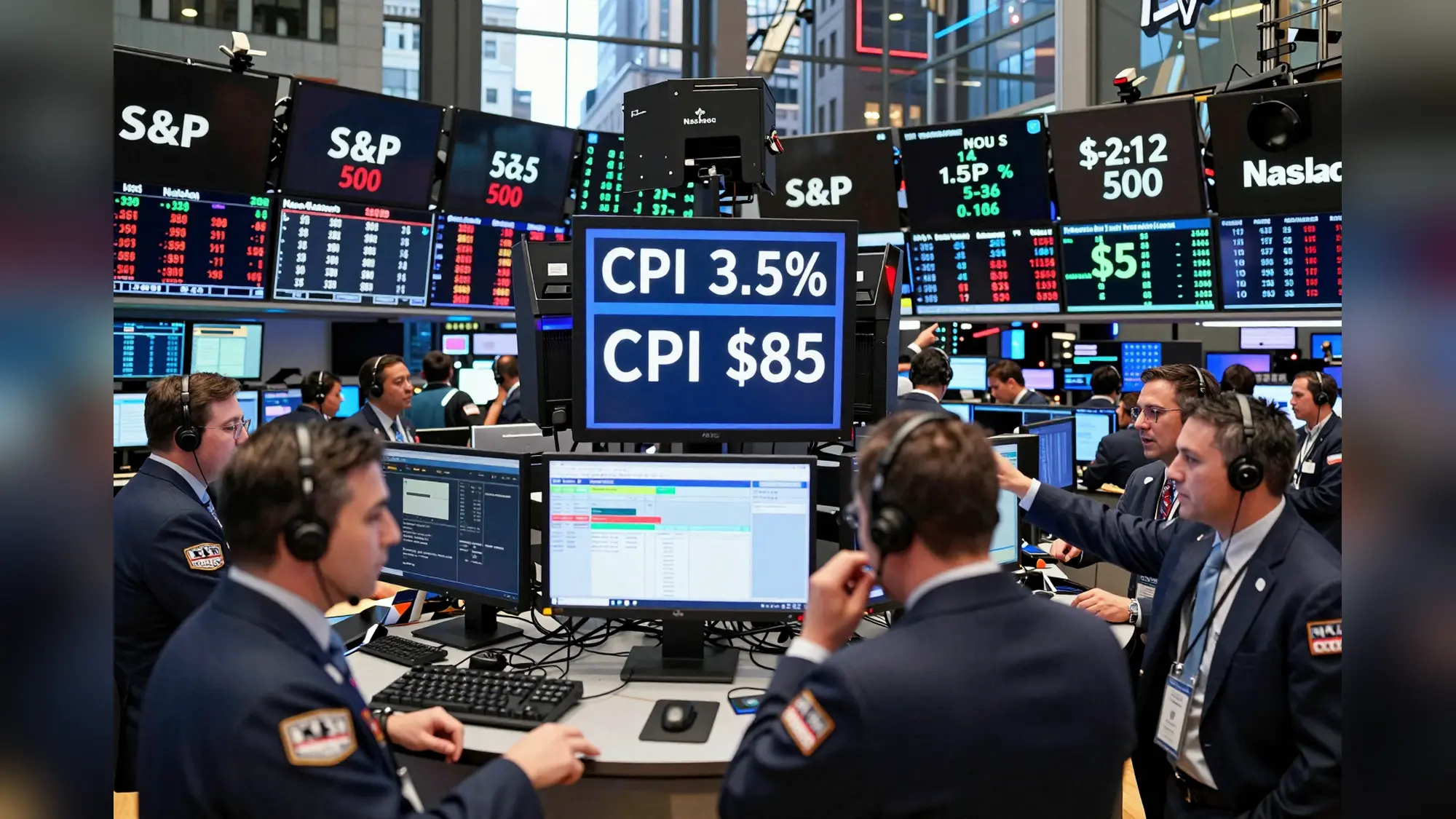 KPI 3,5% ger blandad handel på Wall Street