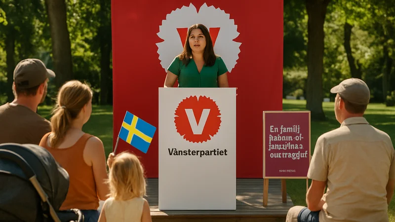 Vänsterpartiet presenterar 15 000 kronor i "bebispeng" i Almedalen
