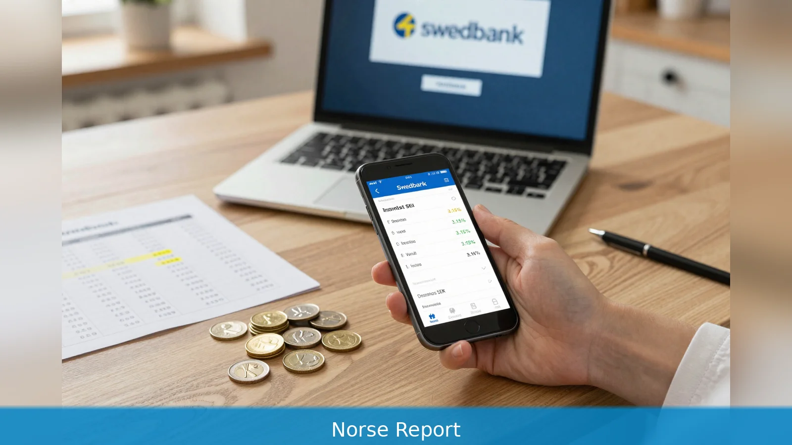 Hur mycket ger ett Swedbank-sparkonto i ränta? 7 steg