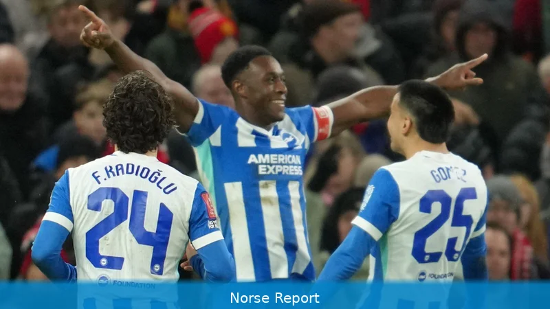 Brighton slår Man United 3-1 på Old Trafford