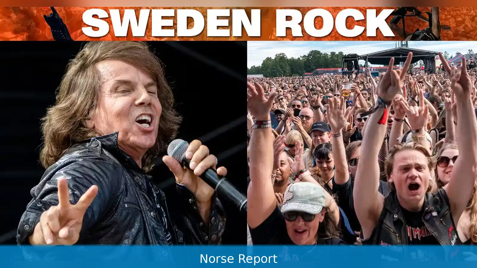 Iron Maiden på Sweden Rock: 50 år, stridsfordon, jubel